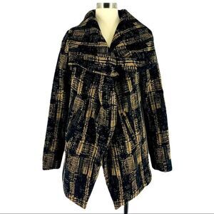 ANTHROPOLOGIE Modernist Shawl Collar Coat